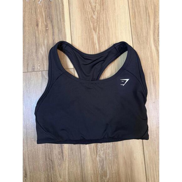 Gymshark Other - NWOT! Gymshark Essential Racer Back Sports Bra Black Medium Support Size Medium
